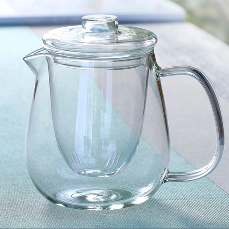 Factory Sale Clear Borosilicate Heat Resistant Tea Pot Glass